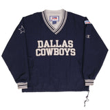 Vintage Nfl Champion Dallas Cowboys Pullover Windbreaker Jacket 1990S Size Medium