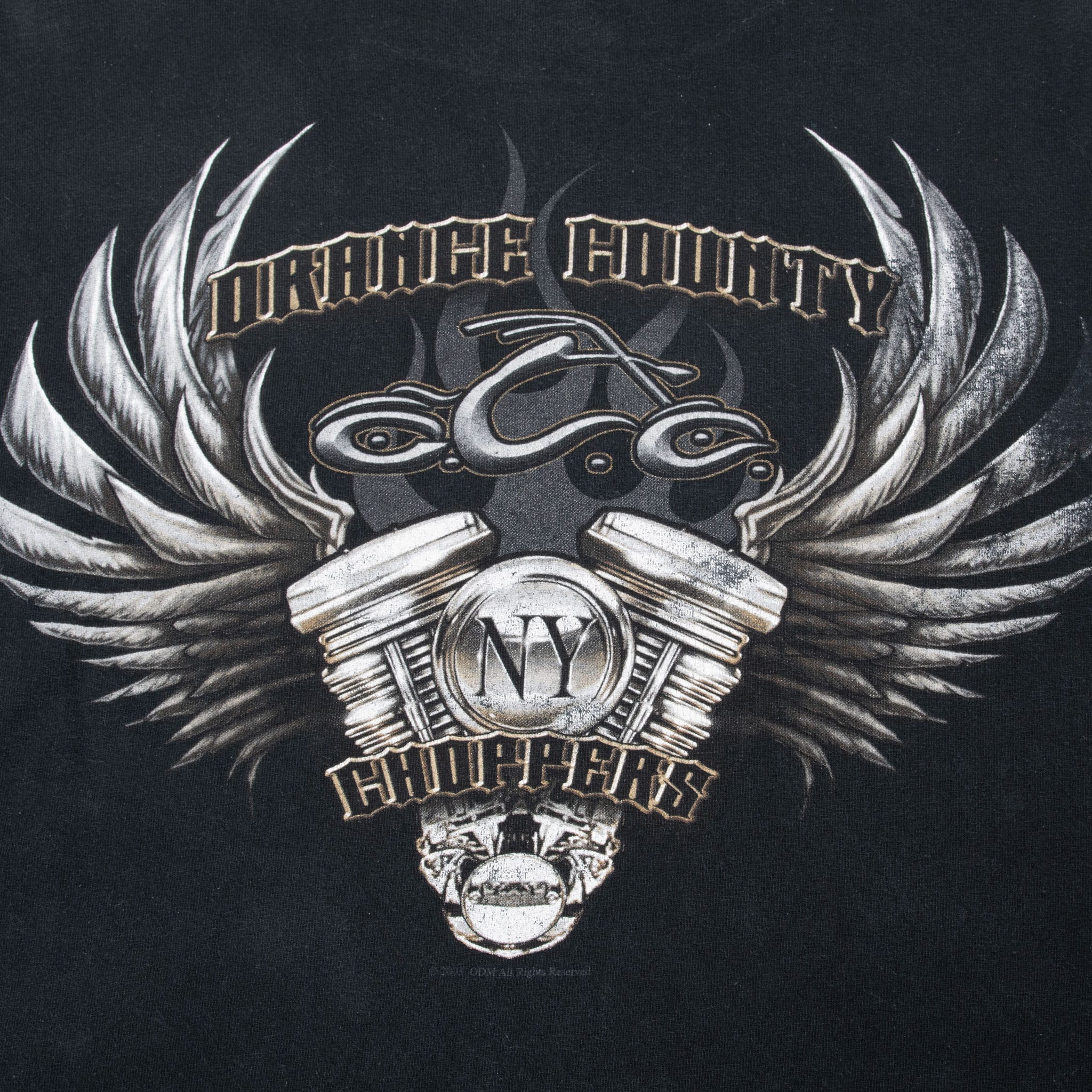 Vintage Occ Orange County Choppers Ny 2006 Biker Long Sleeve Tee Shirt Size XL