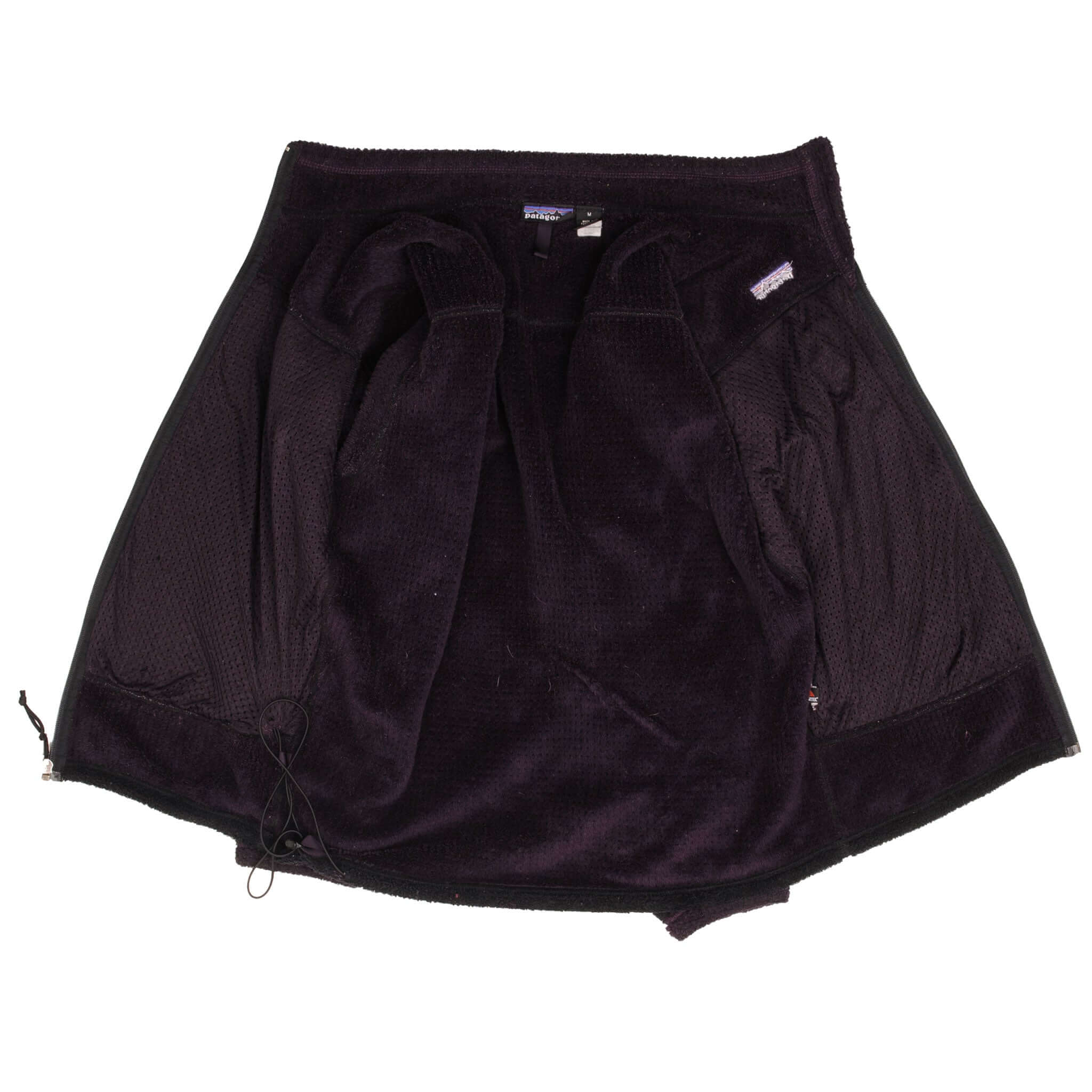 Vintage Patagonia R4 Black 1990S Fleece Jacket Size Medium Made In Usa