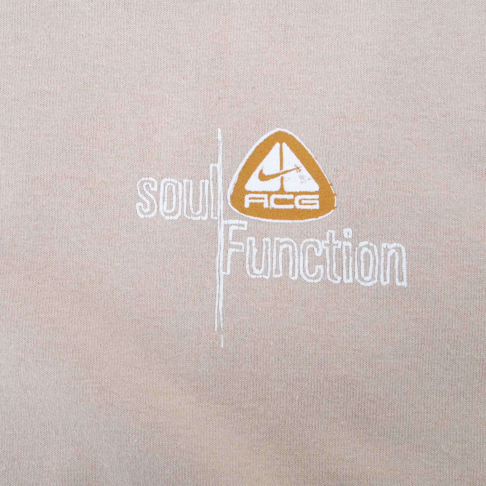 Vintage Nike Acg Soul Function Beige Tee Shirt 1990S Size Large