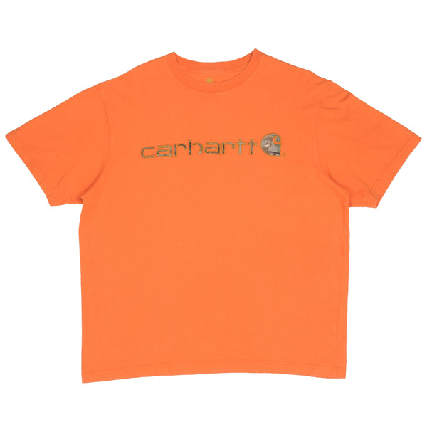 Vintage Carhartt Embroidered Camo Tee Shirt 2000S Size Large