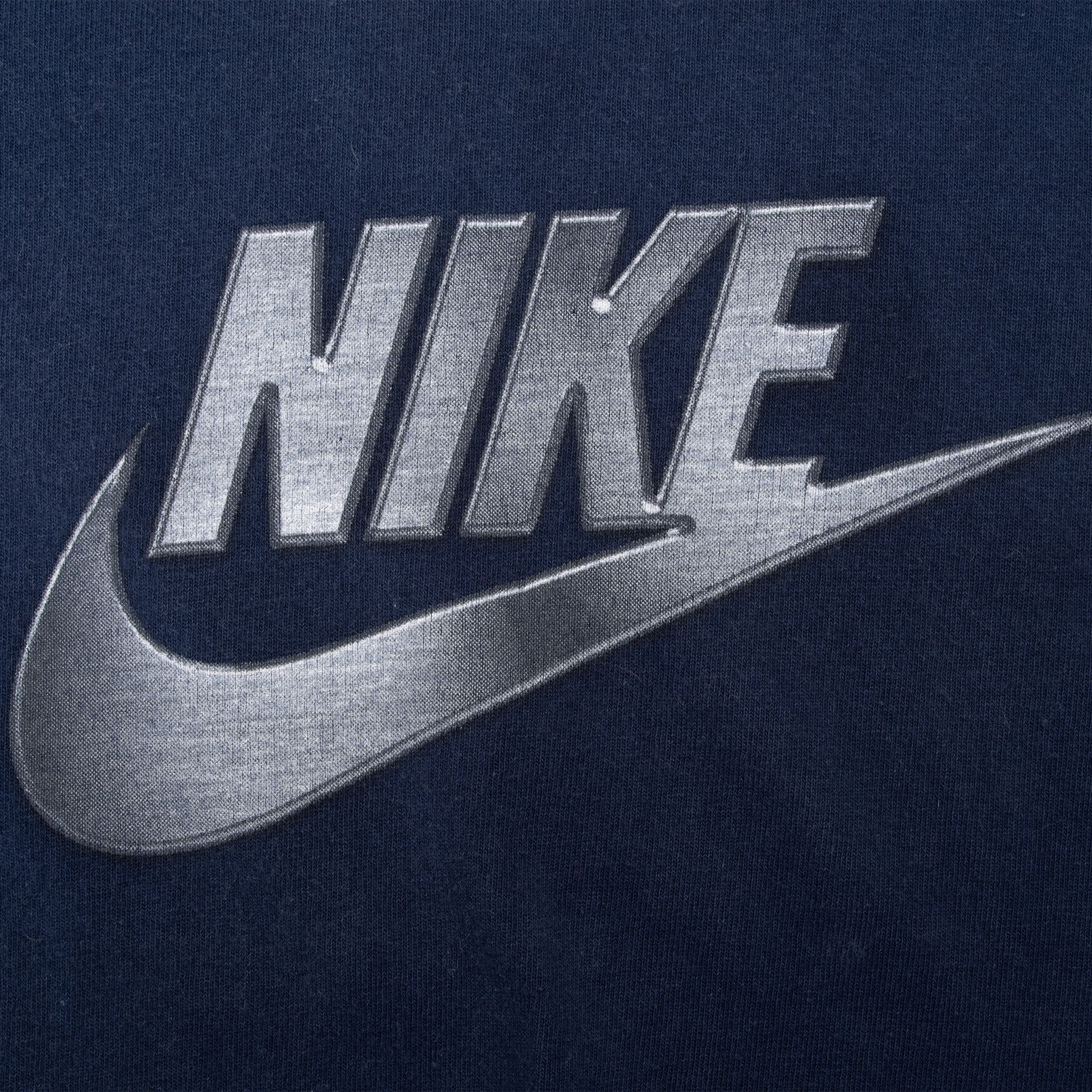 Vintage Nike Spellout Navy Blue Tee Shirt 2000S Size 2XL Made In USA