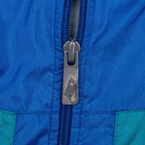 Vintage Nike Classic Swoosh Blue Windbreaker Jacket 1980S Size XL Blue Label