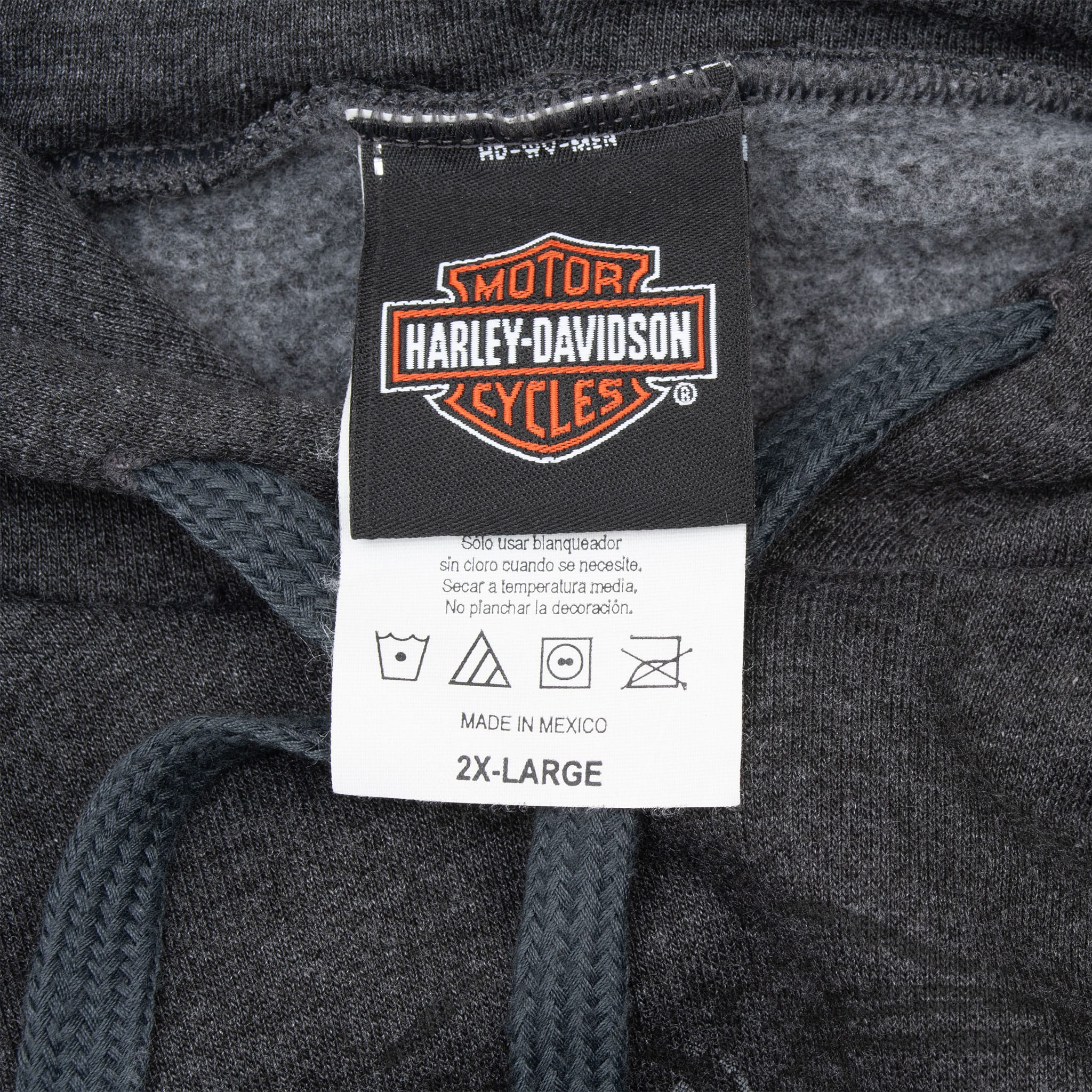 Vintage Harley Davidson Rapid City South Dakota Black Hills Hoodie Sweatshirt 2007 Size 2XL