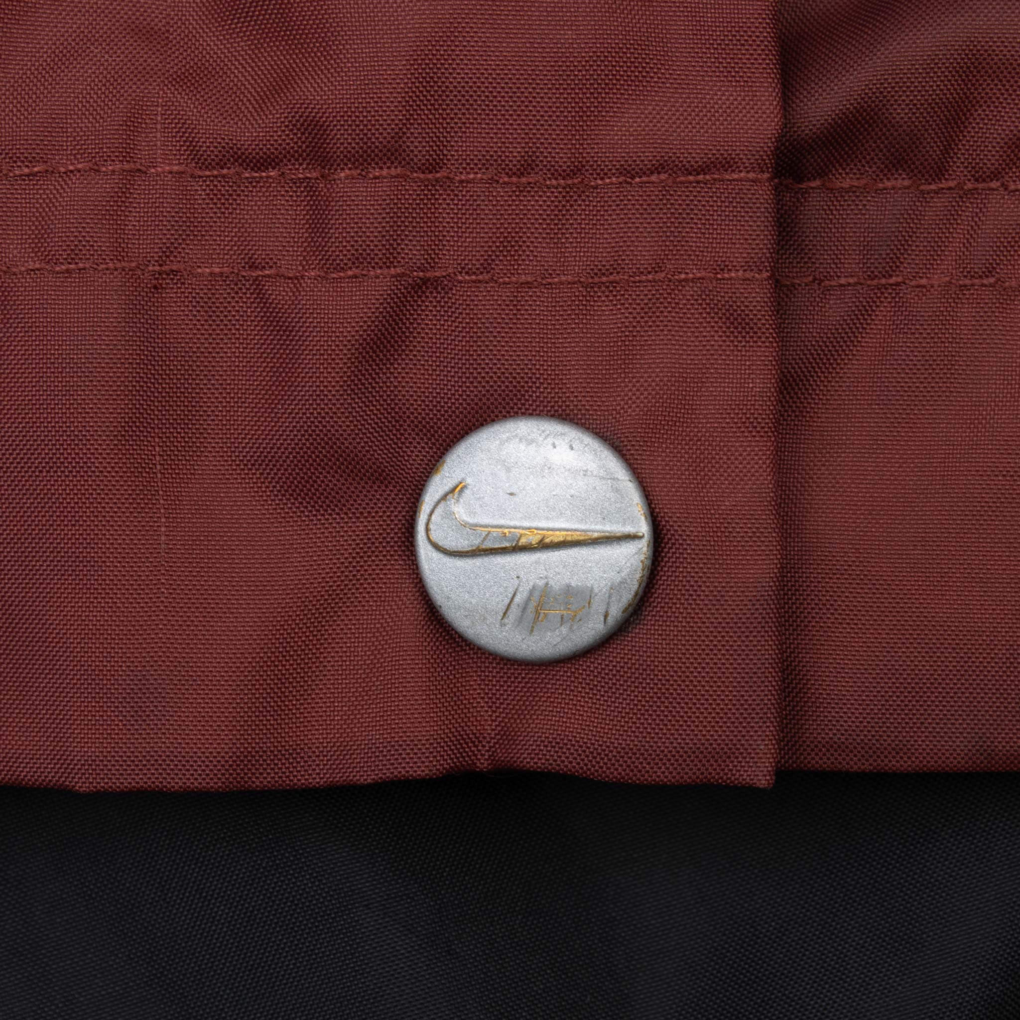 Vintage Nike Classic Swoosh Black Windbreaker Jacket 1990S Size Large