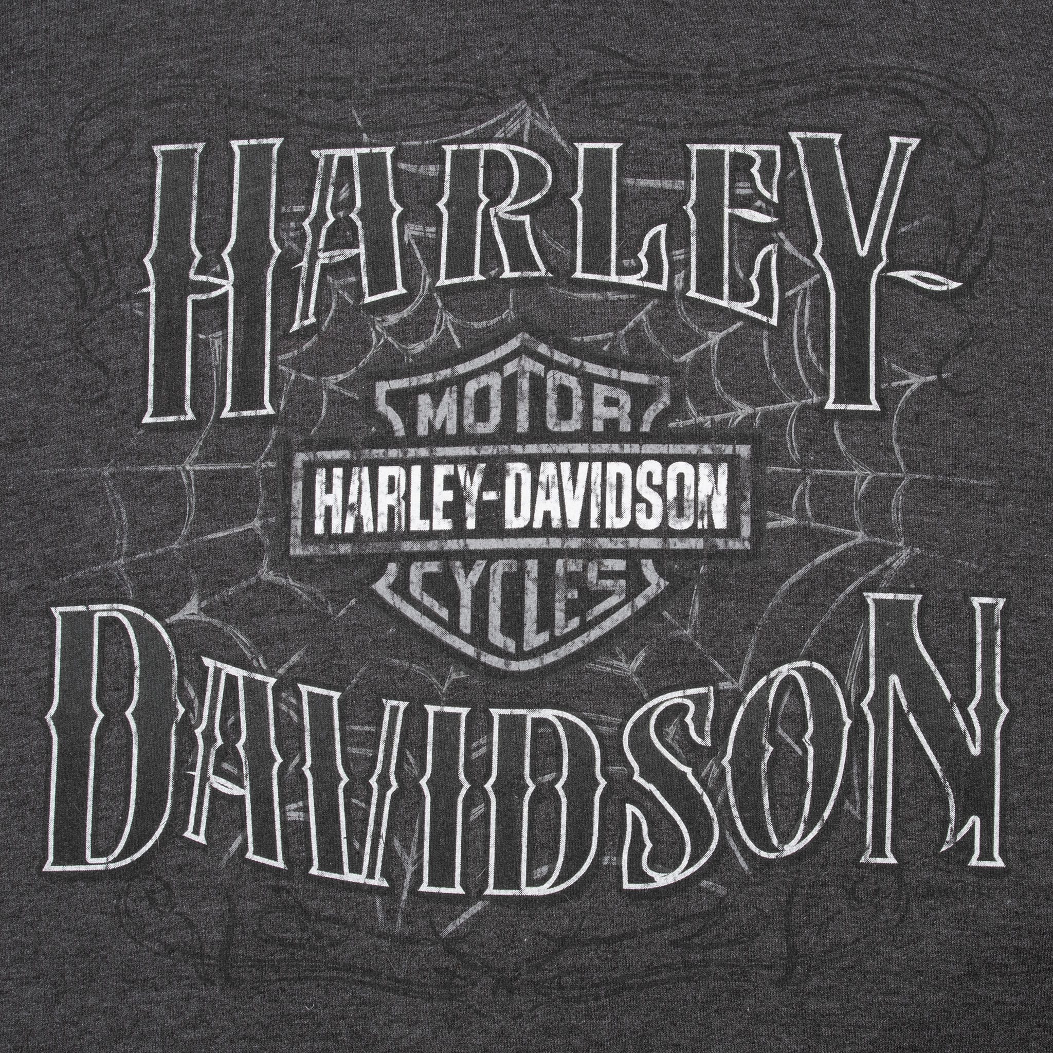 Vintage Harley Davidson Rapid City South Dakota Black Hills Hoodie Sweatshirt 2007 Size 2XL