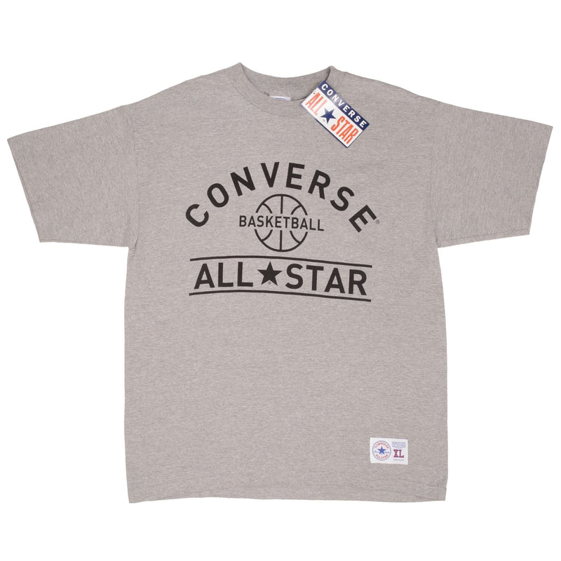 Vintage Converse Basketball All Star Tee Shirt 1990S Size XL Made In Usa Deadstock With Tags