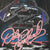 Close-up of back print with black No. 3 race car and large Dale Earnhardt signature