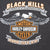 Vintage Harley Davidson Rapid City South Dakota Black Hills Hoodie Sweatshirt 2007 Size 2XL