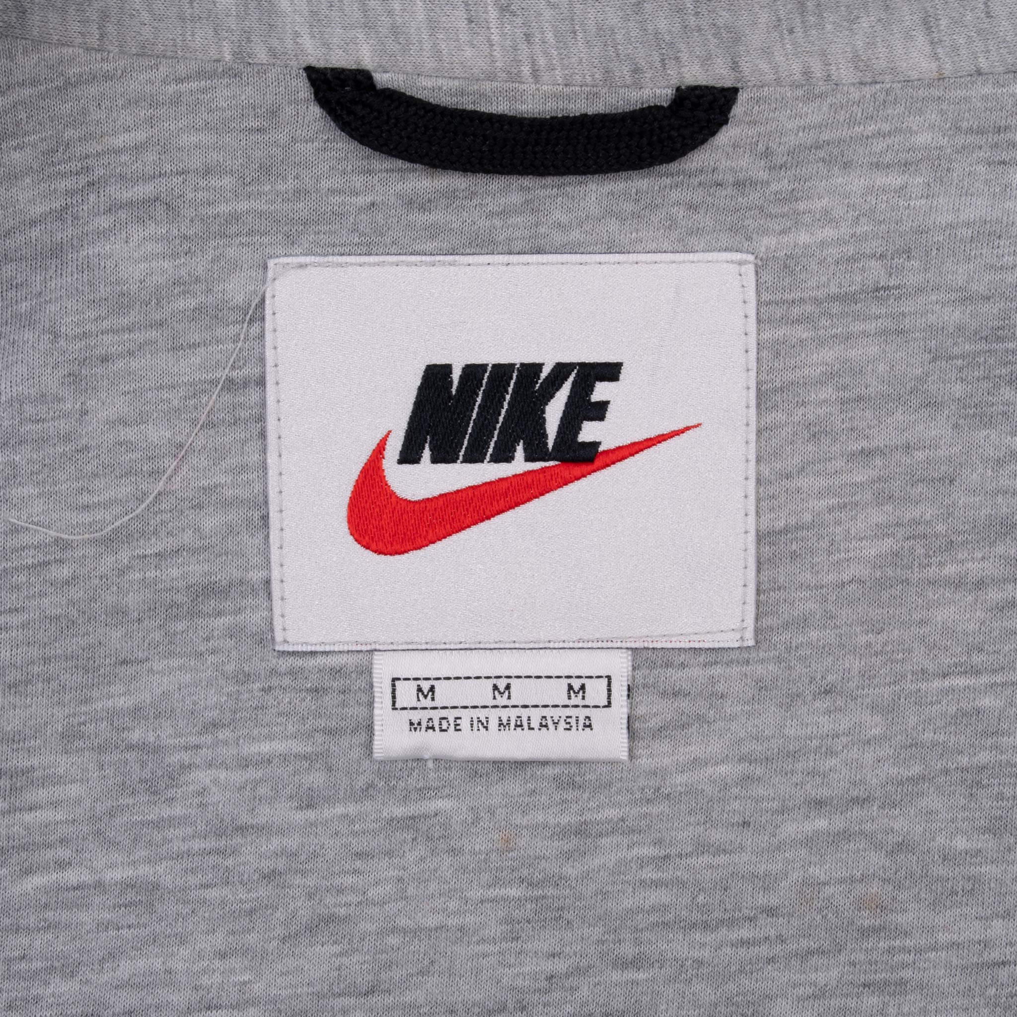 Vintage Nike Classic Swoosh Blue Windbreaker Jacket 1990S Size Medium