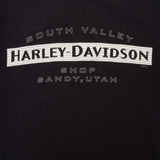 Vintage Harley Davidson Tee Shirt Engine Sandy, Utah 2000 Size Medium Made In USA.