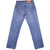 Beautiful Indigo Levis 501 Jeans 1985-1988 Made in USA with a medium blue wash and a nice contrast between light and medium blue.  Size on Tag 29X30  ACTUAL SIZE 29X29  Back Button #653