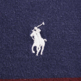 Vintage Polo Ralph Lauren Striped Blue And Red Polo Shirt Size Medium