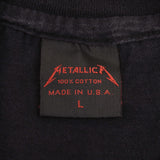 Bootleg Tee Shirt Metallica Off To Never Never Land 1991 Size Large Made In Usa Single Stitch Sleeves