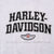 Vintage Harley Davidson Embroidered Grew Crewneck Sweatshirt 1990S Size Large Made In USA
