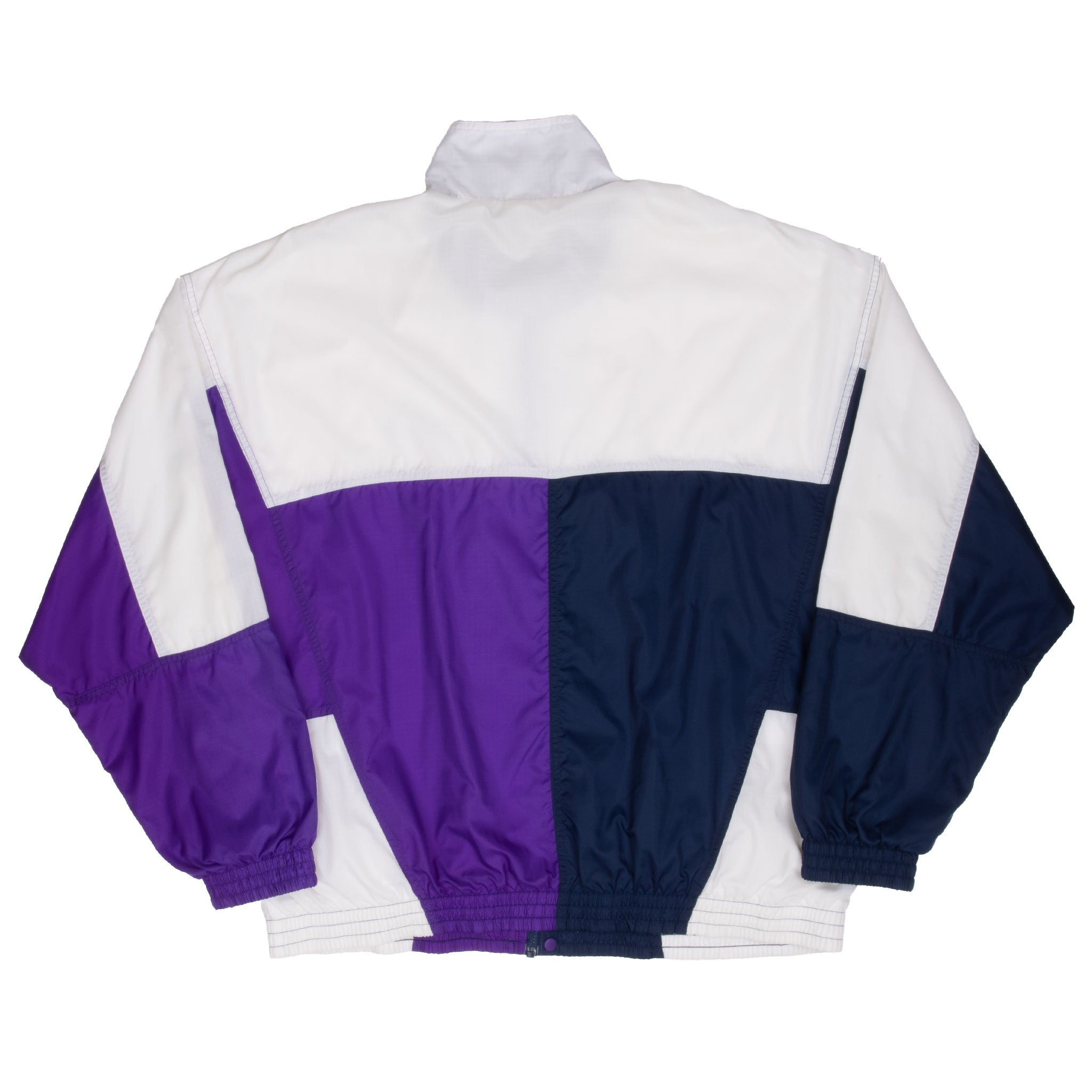 Vintage Nike Swoosh Purple Windbreaker Jacket Late 1980S Size XL