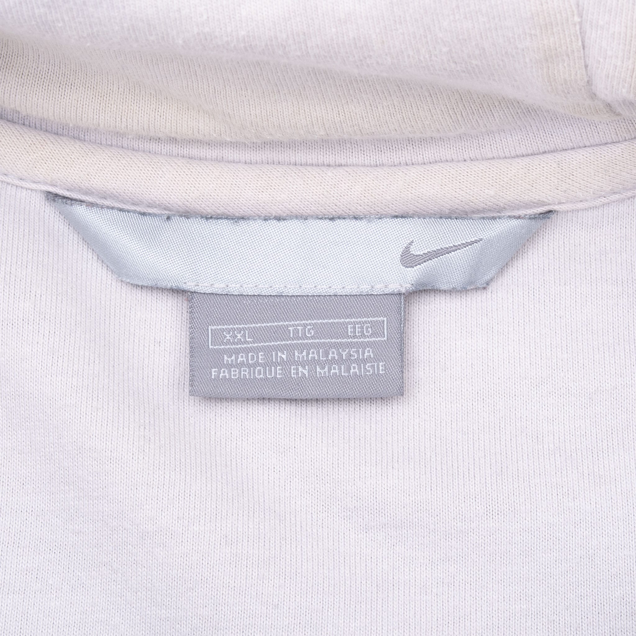 Vintage Nike Spellout Black Hoodie Sweatshirt 2000S Size 2XL
