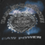 Close-up of Harley-Davidson Raw Power front graphic with metal emblem and blue lightning