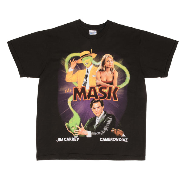 Bootleg Tee Shirt The Mask Jim Carrey Cameron Diaz Size XL Single Stitch