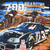 Close-up of front print showing Dale Earnhardt's No. 3 car, charging horses, and lightning
