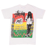 Bootleg Tee Shirt Stussy Bob Marley Size Medium Single Stitch