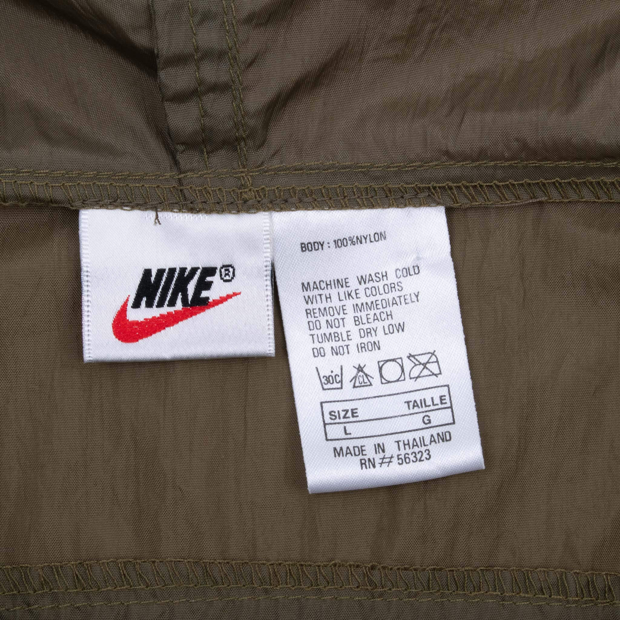 Vintage Nike Air Pine Green Pullover Windbreaker Jacket 1990S Size Large