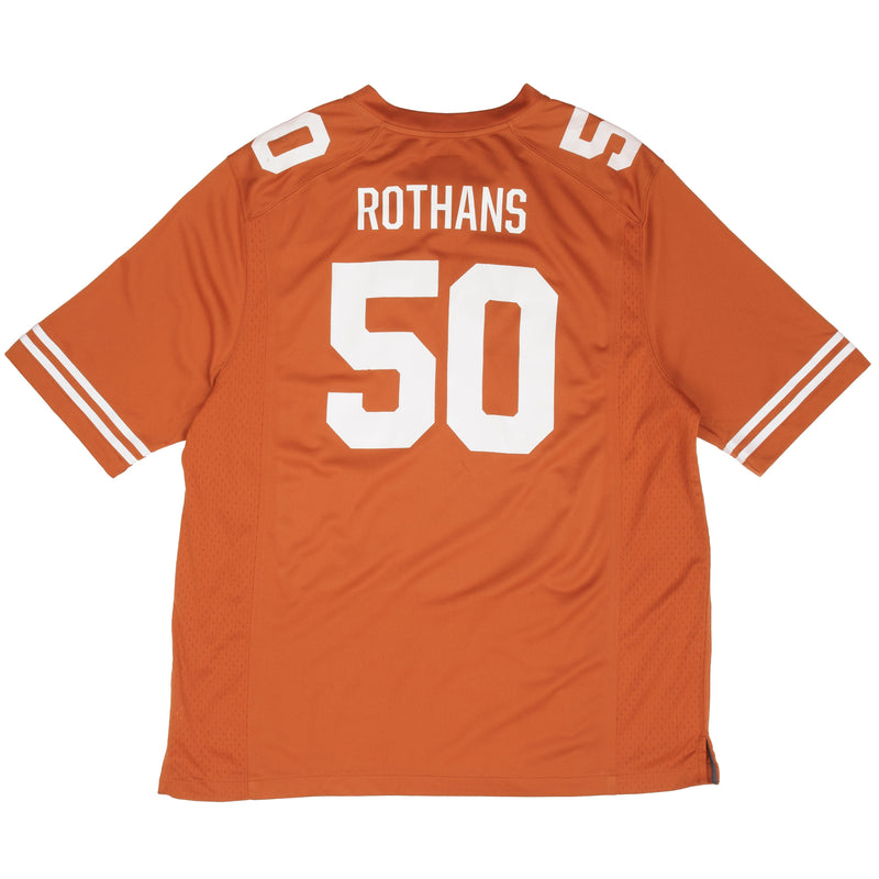 Vintage NFL Ncaa Texas Longhorns Rothans #50 Nike Jersey Size Xl Deadstock