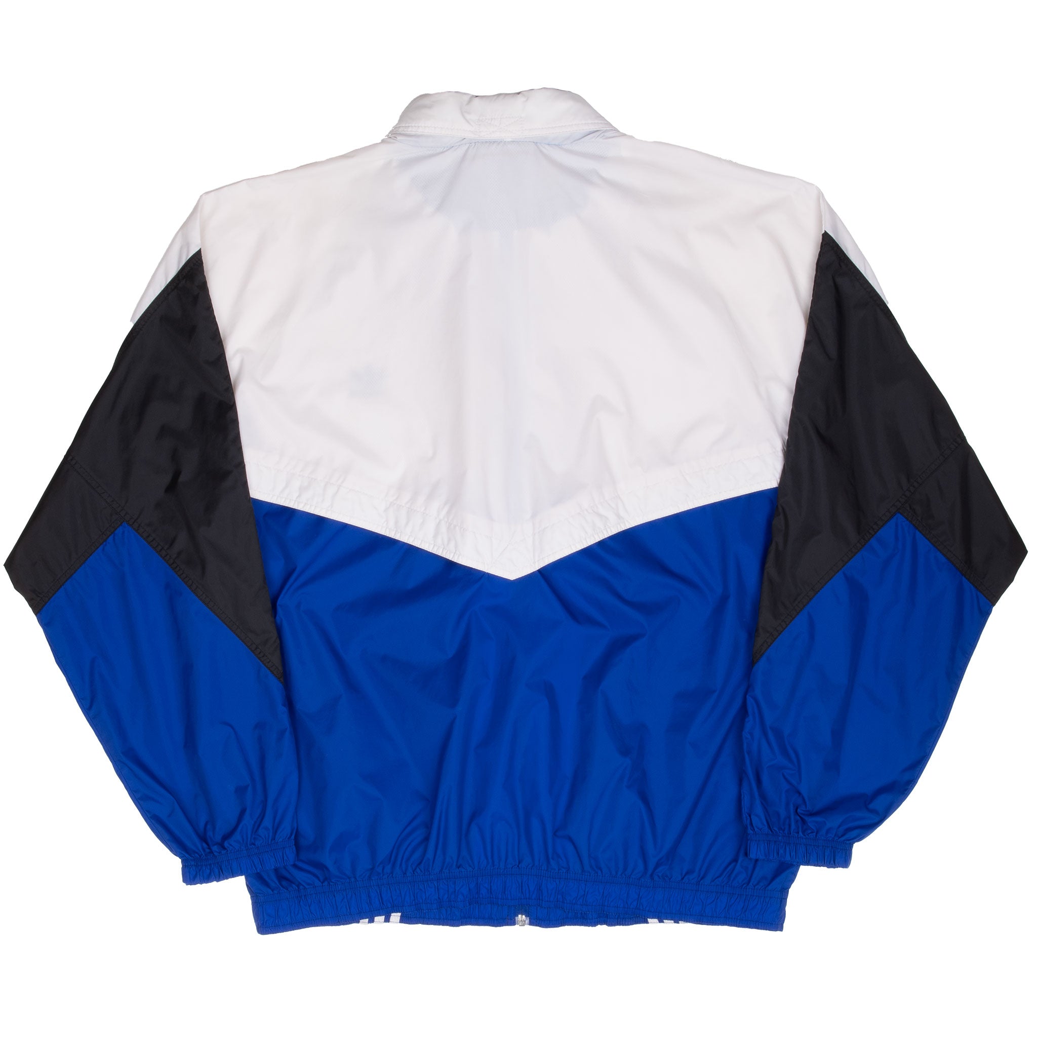 Vintage Adidas Blue White Black 1990S Windbreaker Jacket Size XL
