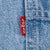 Vintage Levis Blue Red Tab Pocket Denim Shirt 1990S Size Medium
