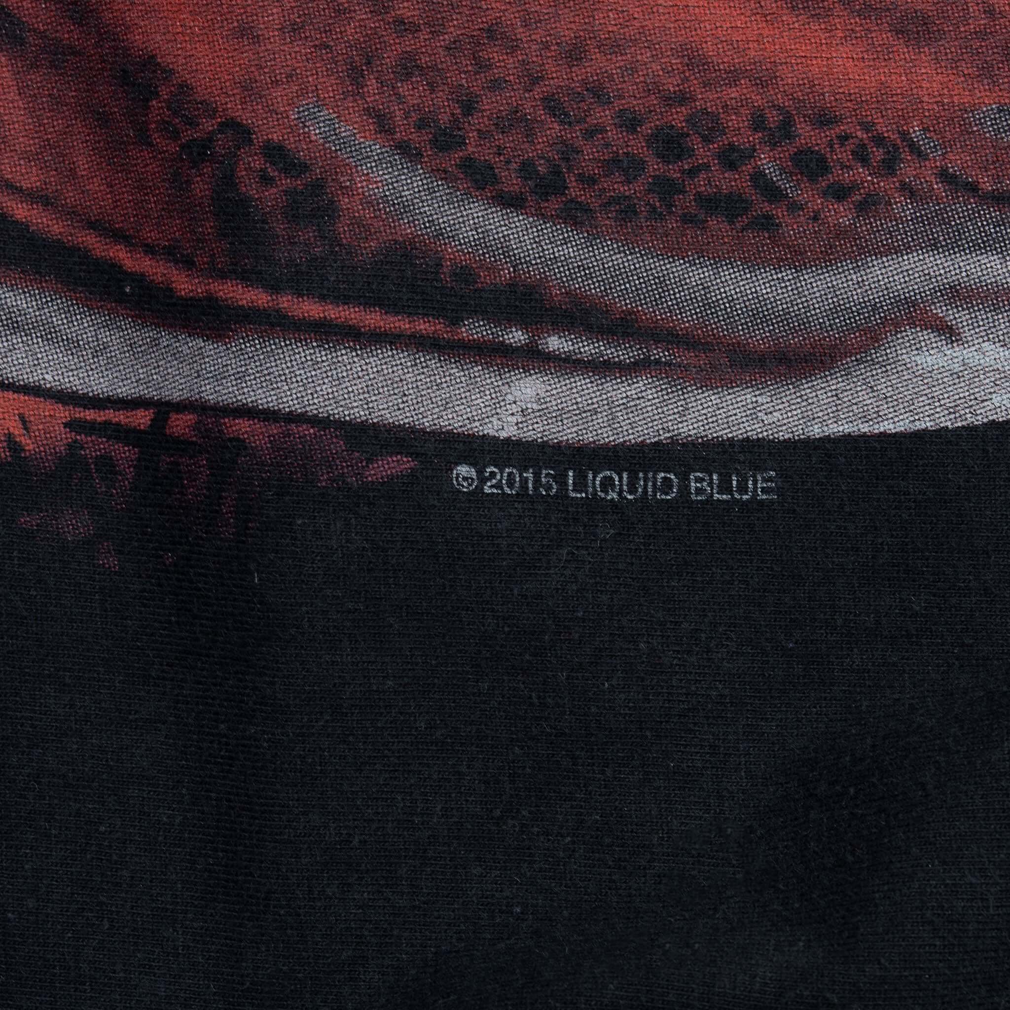 Vintage Liquid Blue Dragon 2015 Tee Shirt Size 5XL