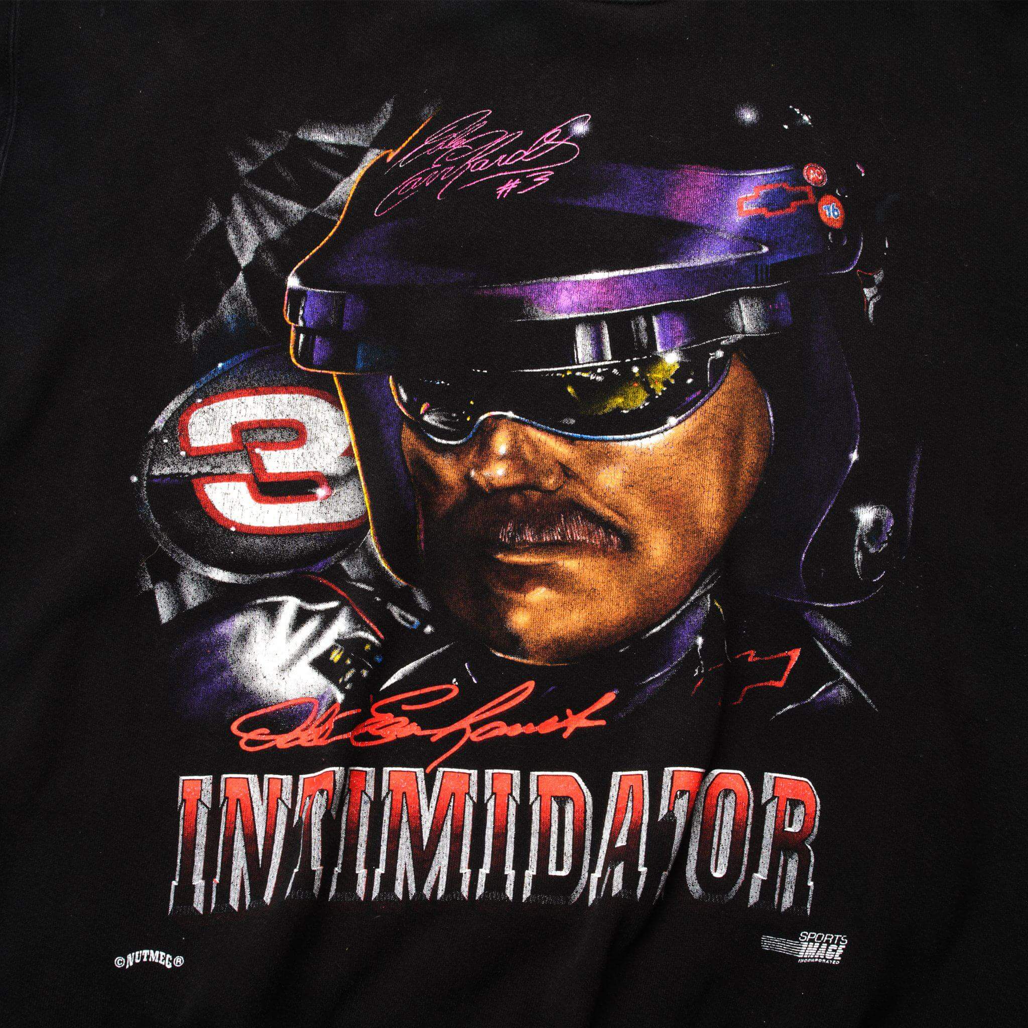 VINTAGE NASCAR DALE EARNHARDT SWEATSHIRT SIZE LARGE MADE IN USA
