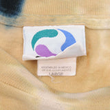 Vintage Tie Dye NFL New Orleans Saints Liquid Blue Tee Shirt 1990S Size Large