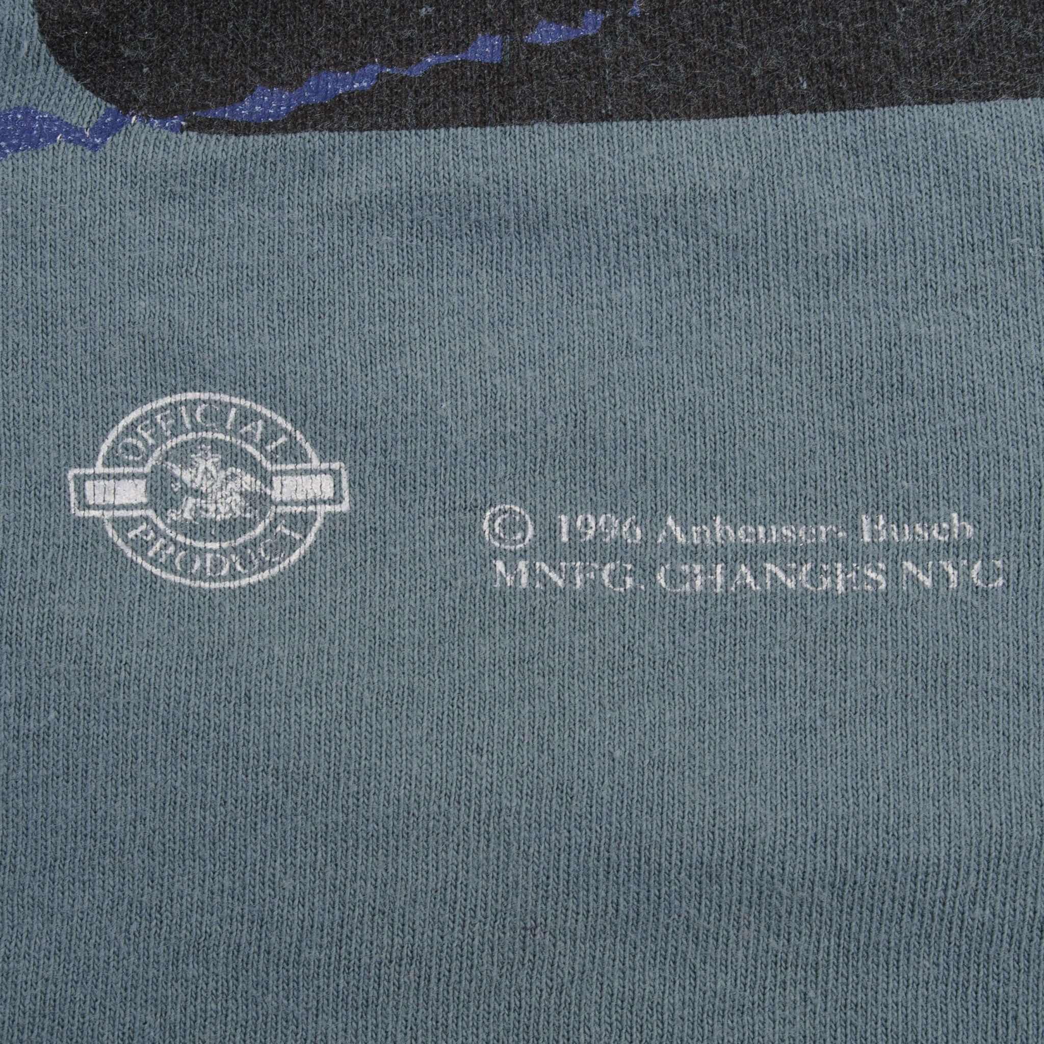 Vintage Budweiser Dad I Love You Man 1996 Tee Shirt Size XL Made In Usa With Single Stitch Sleeves