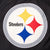 VINTAGE NFL PITTSBURG STEELERS PUMA COAT JACKET 1990S LARGE DEADSTOCK. NOS