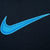 Vintage Nike Neon Big Swoosh Blue Tee Shirt 1990S Size Large Made In Usa