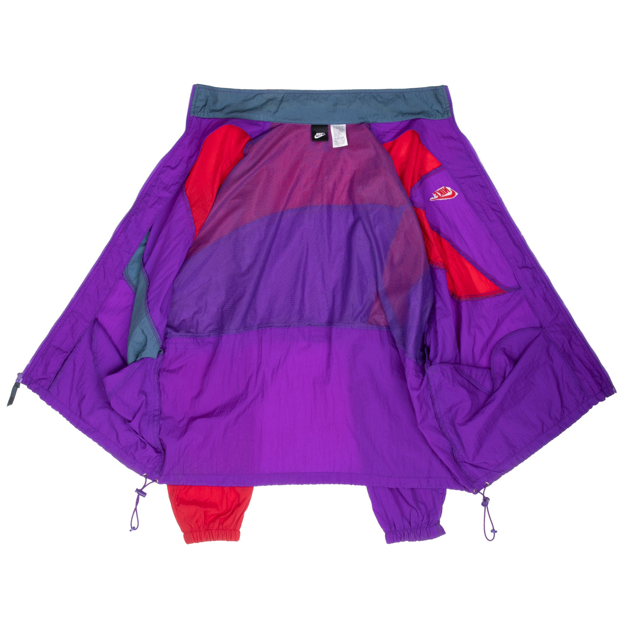 VINTAGE NIKE SWOOSH BOISE GOLF OPEN TOUR 1990S WINDBREAKER JACKET 2XL