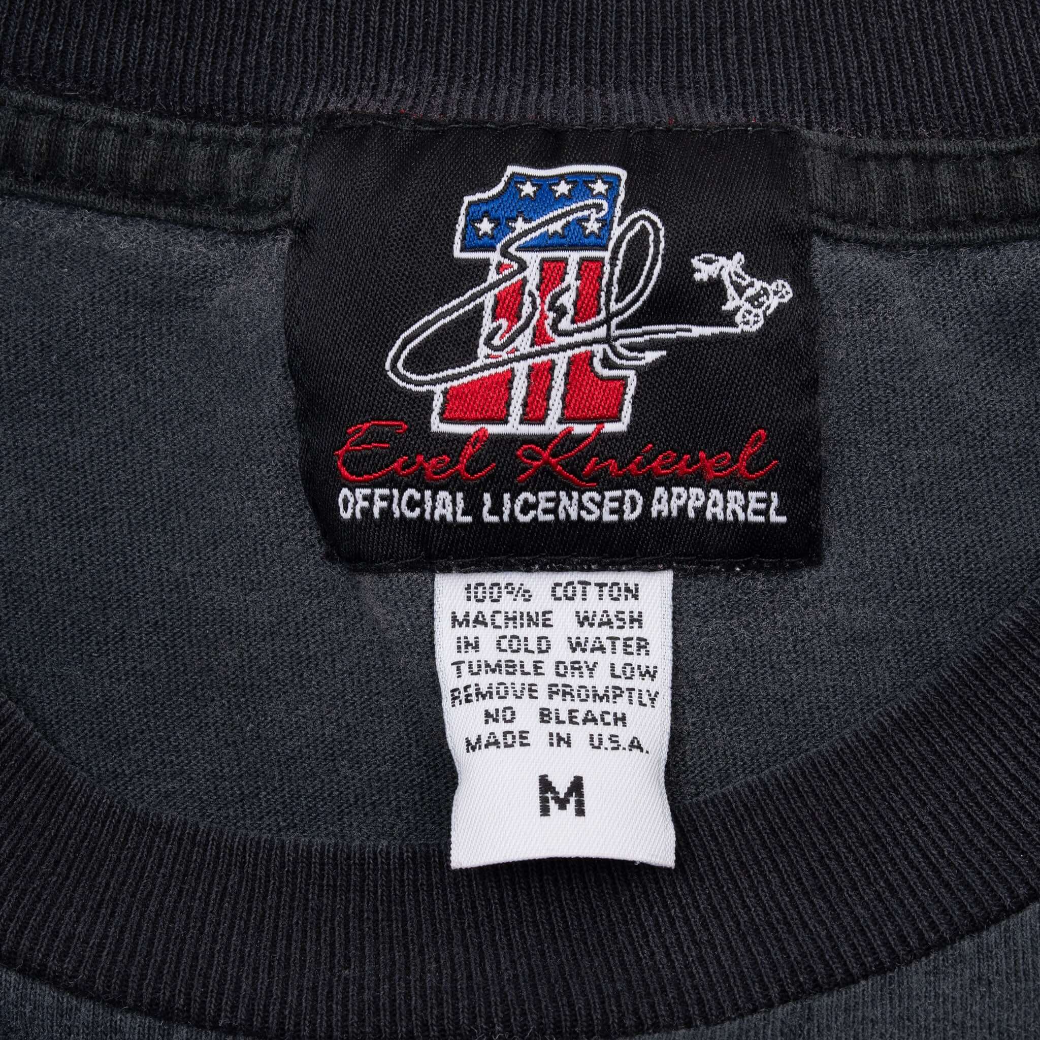 Vintage Biker Sturgis Rally Evel Knievel 2002 Tee Shirt Size Medium Made In Usa