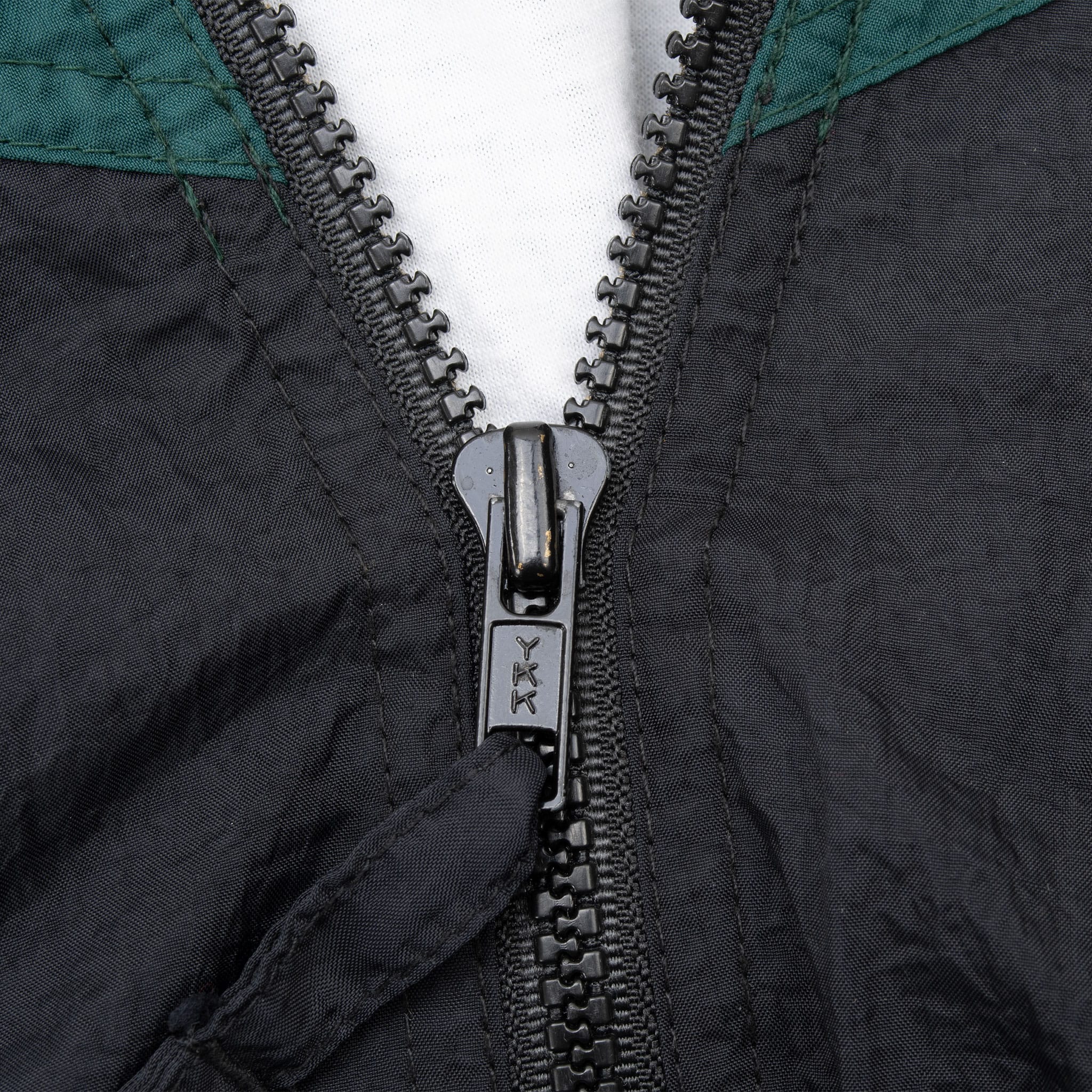 Vintage Nike Big Swoosh Green Windbreaker Jacket 1990S Size Large