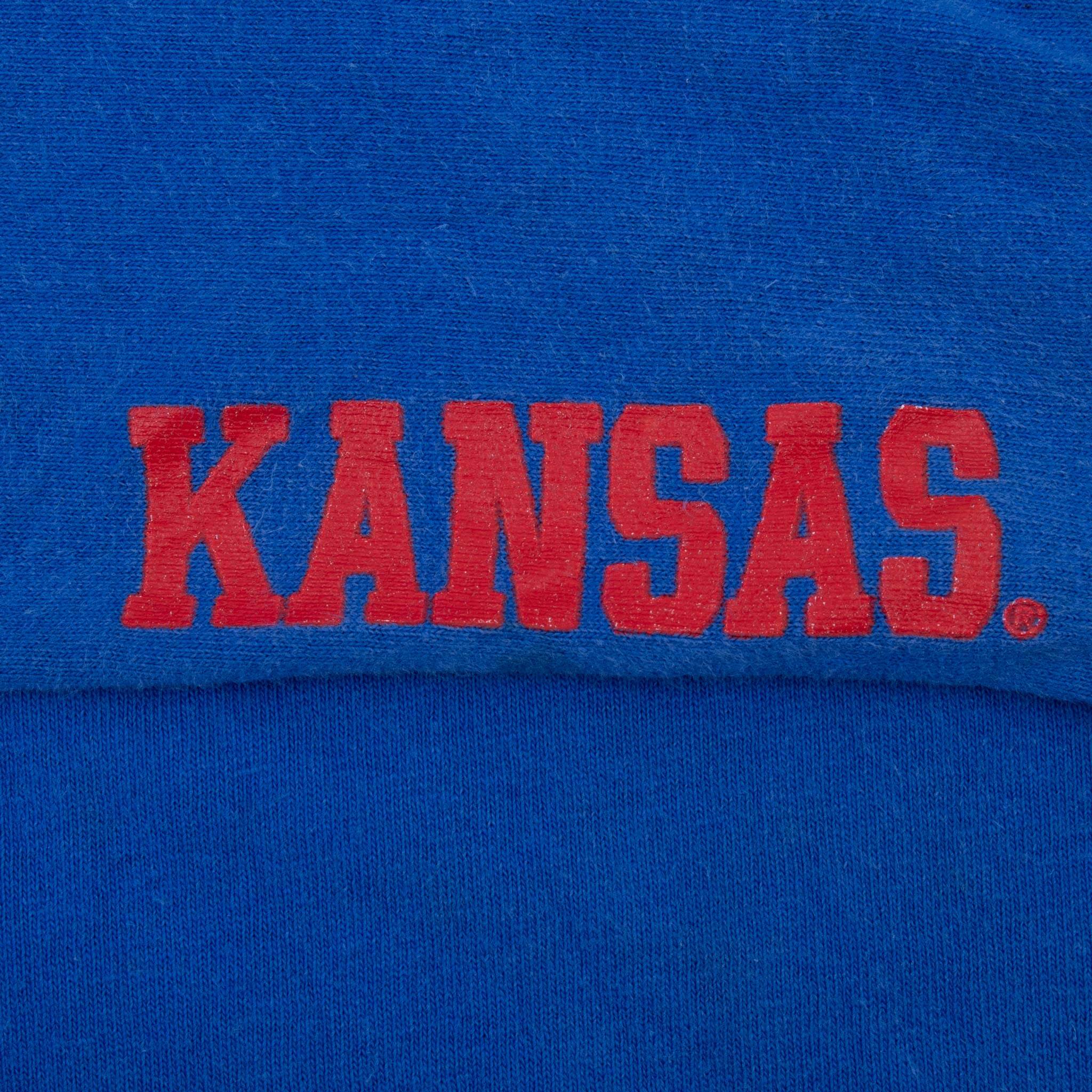 Vintage Nike Ncaa Kansas Jayhawks Long Sleeve Tee Shirt 2000S Size XL