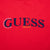 Vintage Guess Jeans Embroidered Red Tee Shirt 1990S Size Large Made In USA