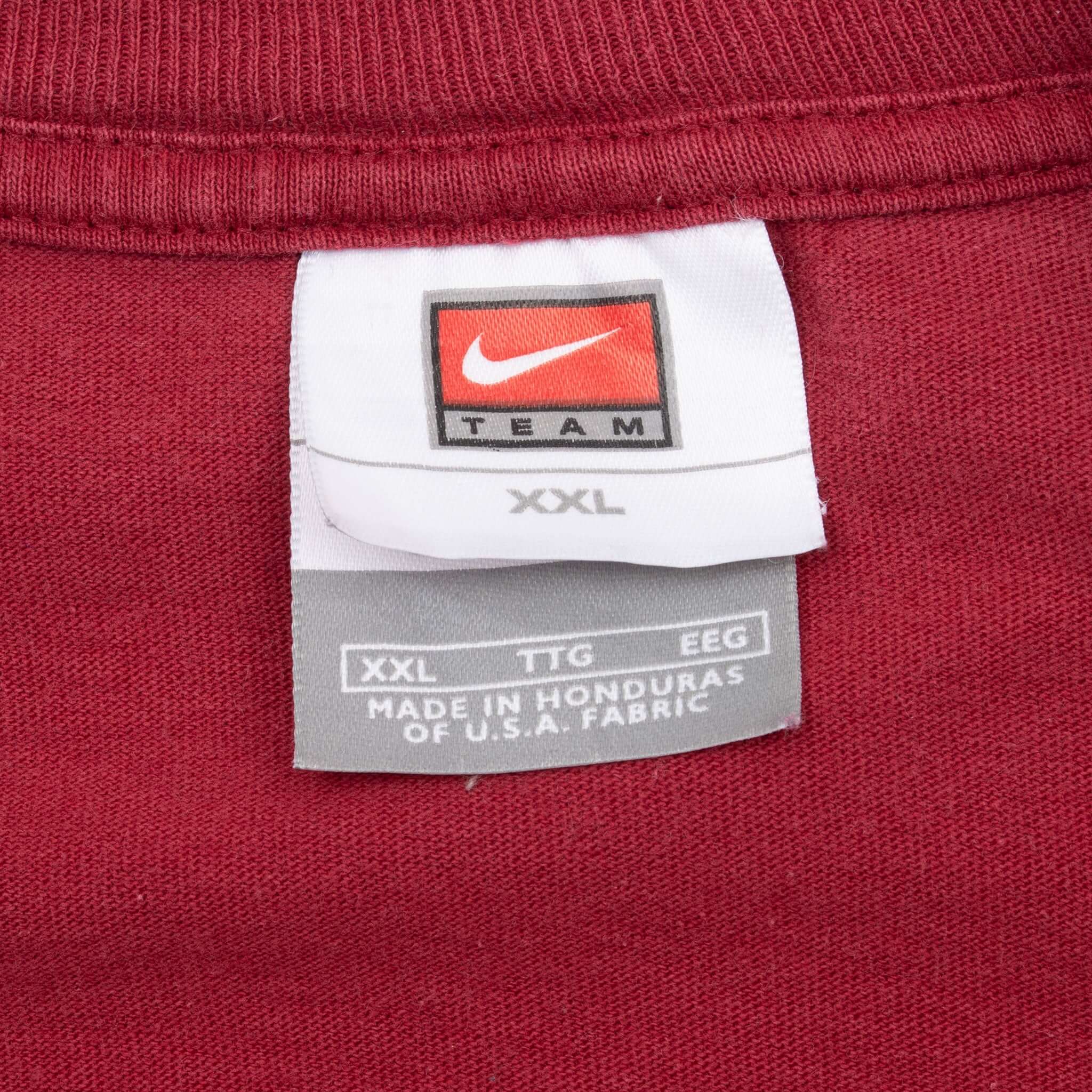 Vintage Nike Ncaa Hoosiers 2000S Long Sleeve Tee Shirt Size 2XL