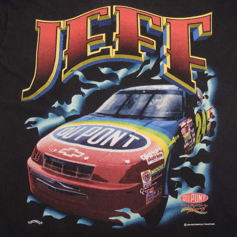 Vintage Nascar Jeff Gordon Dupont Tee Shirt 1994 Size Medium Made In Usa