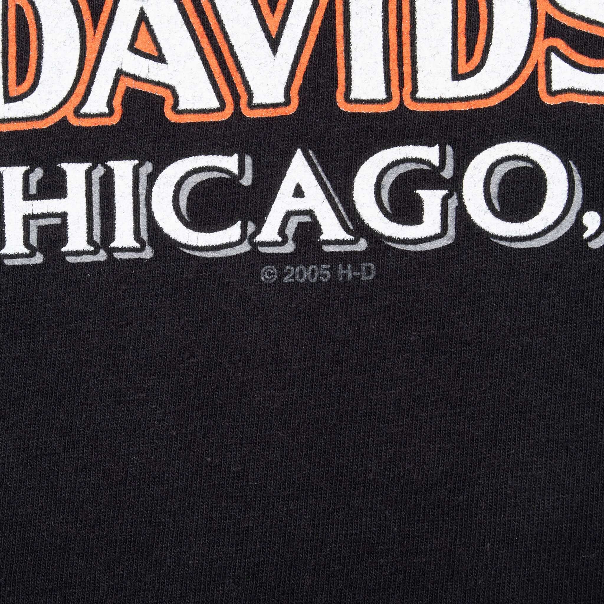 Vintage Harley Davidson Chicago Tee Shirt 2005 Size Large Made In USA