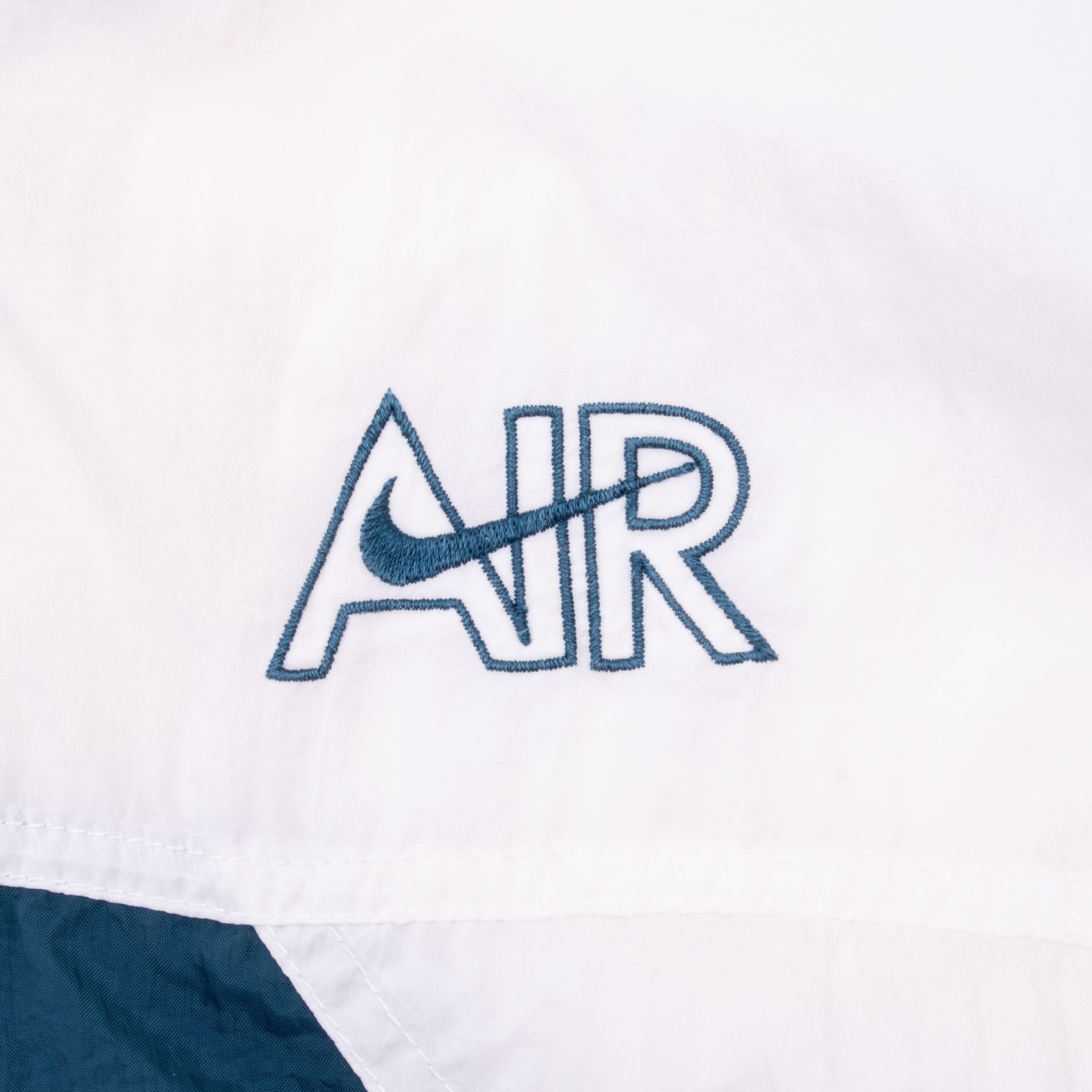 Vintage Nike Air Blue White Windbreaker Jacket 1990S Size XL Women's