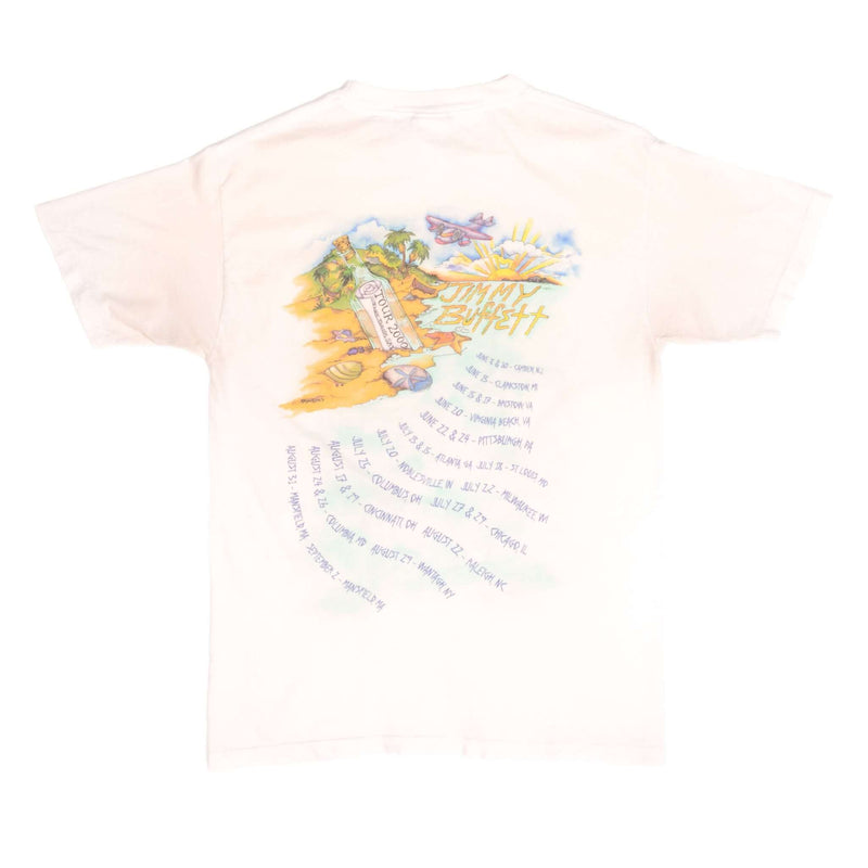 VINTAGE JIMMY BUFFETT TOUR 2000 TEE SHIRT SIZE MEDIUM