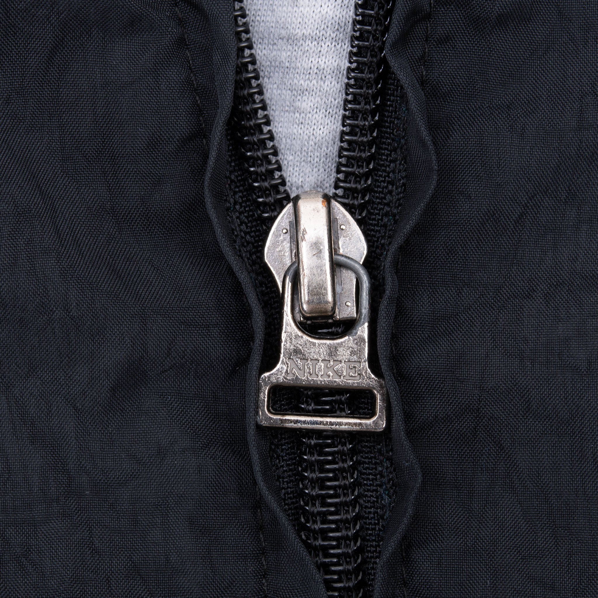 Vintage Nike Classic Swoosh Black Windbreaker Jacket 1990S Size XL