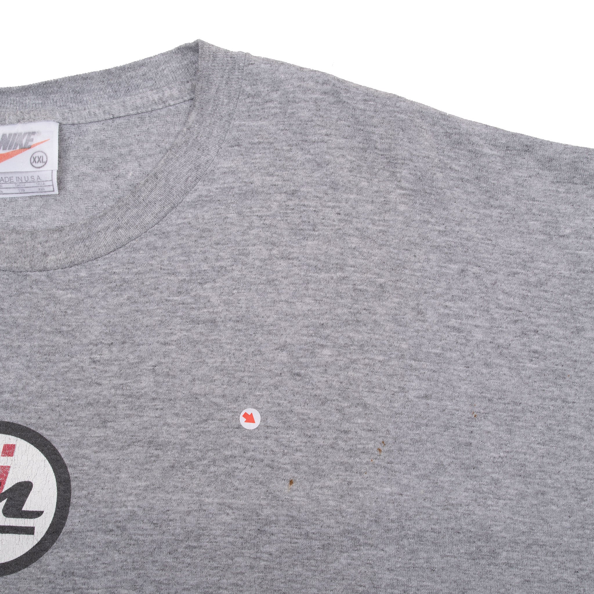 VINTAGE NIKE MICHAEL JORDAN 1990S GREY TEE SHIRT 1990S 2XL MADE IN USA