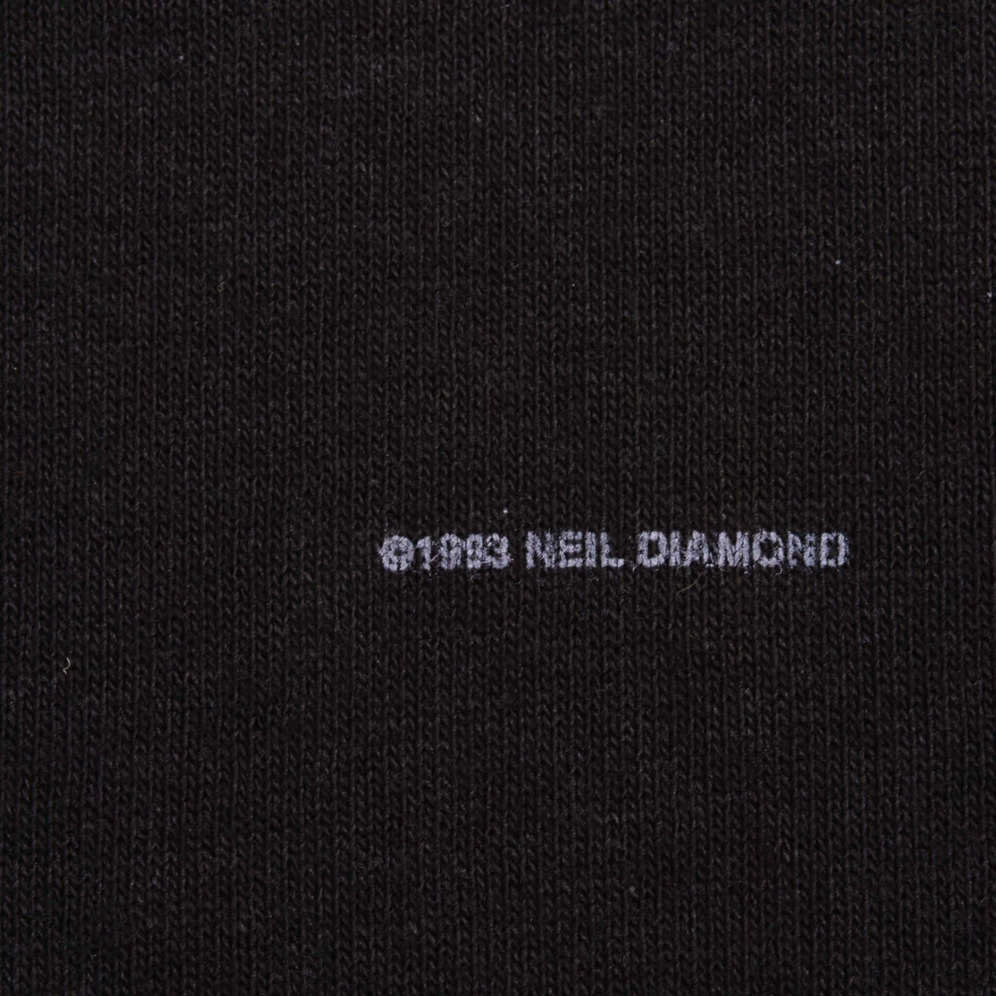 Vintage Neil Diamond US Tour 1996 Tee Shirt Size XL with single stitch sleeves