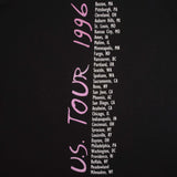 Vintage Neil Diamond US Tour 1996 Tee Shirt Size XL with single stitch sleeves