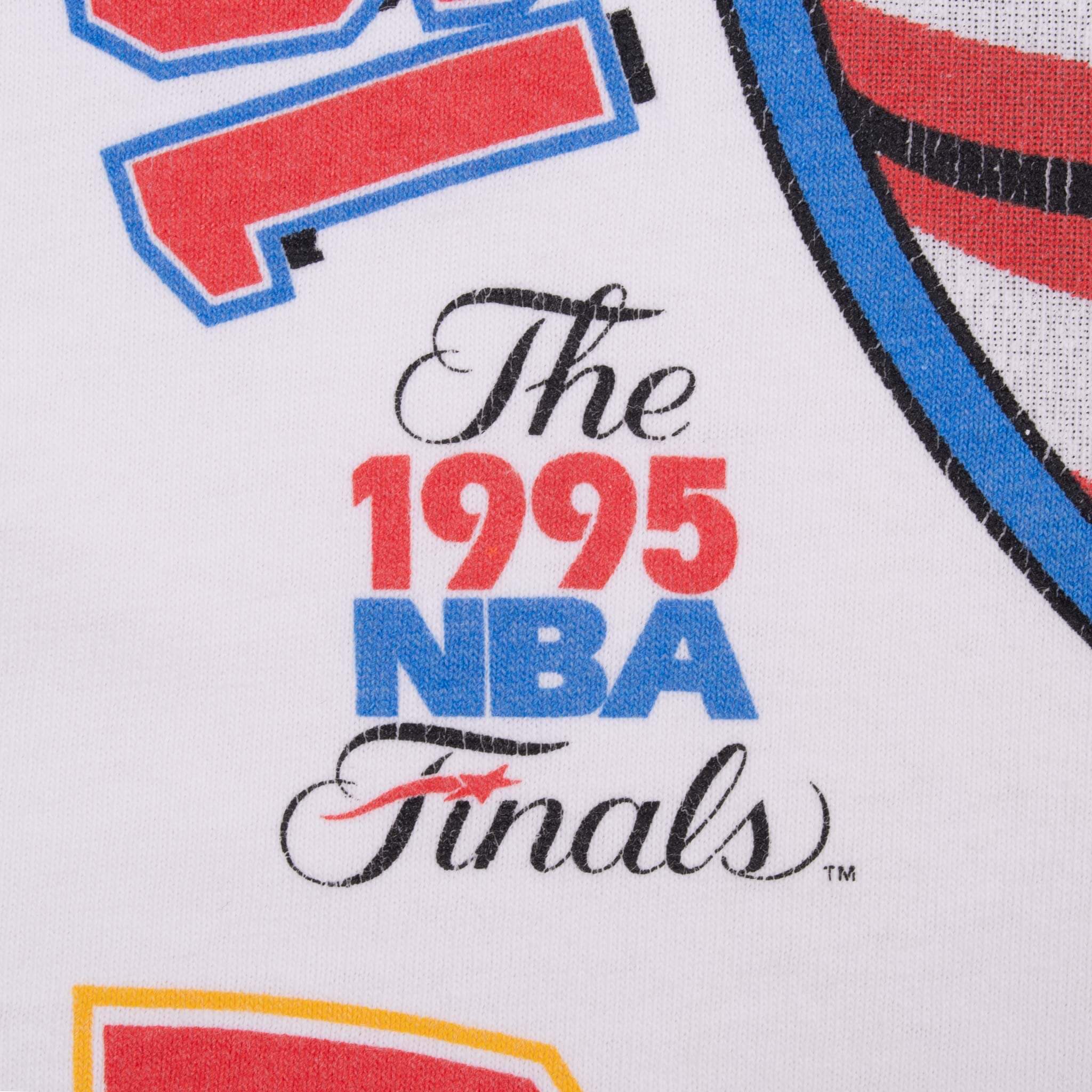 Vintage Nba Houston Rockets World Champion 1995 Tee Shirt Size Medium Made In Usa